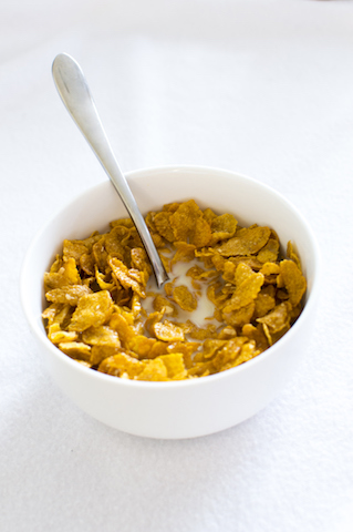 This is a picture of cereal, one of the foods with refined flour and sugar in it.  The picture depicts one of the foods that cause inflammation.